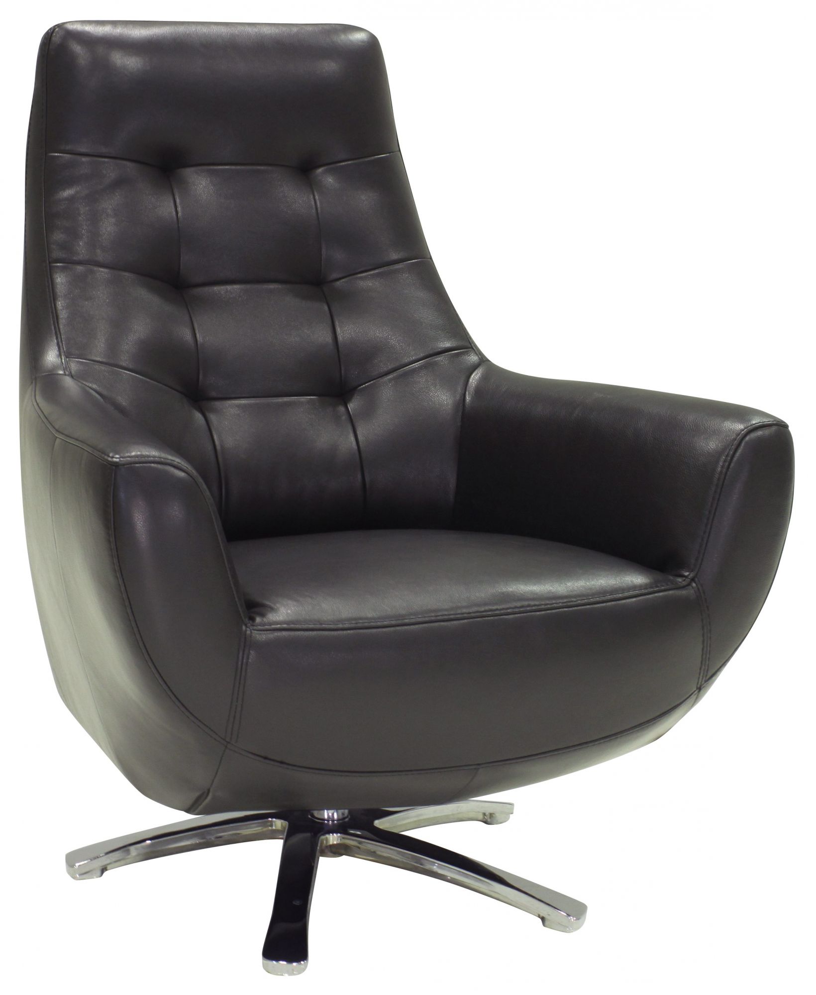 leather black swivel chair