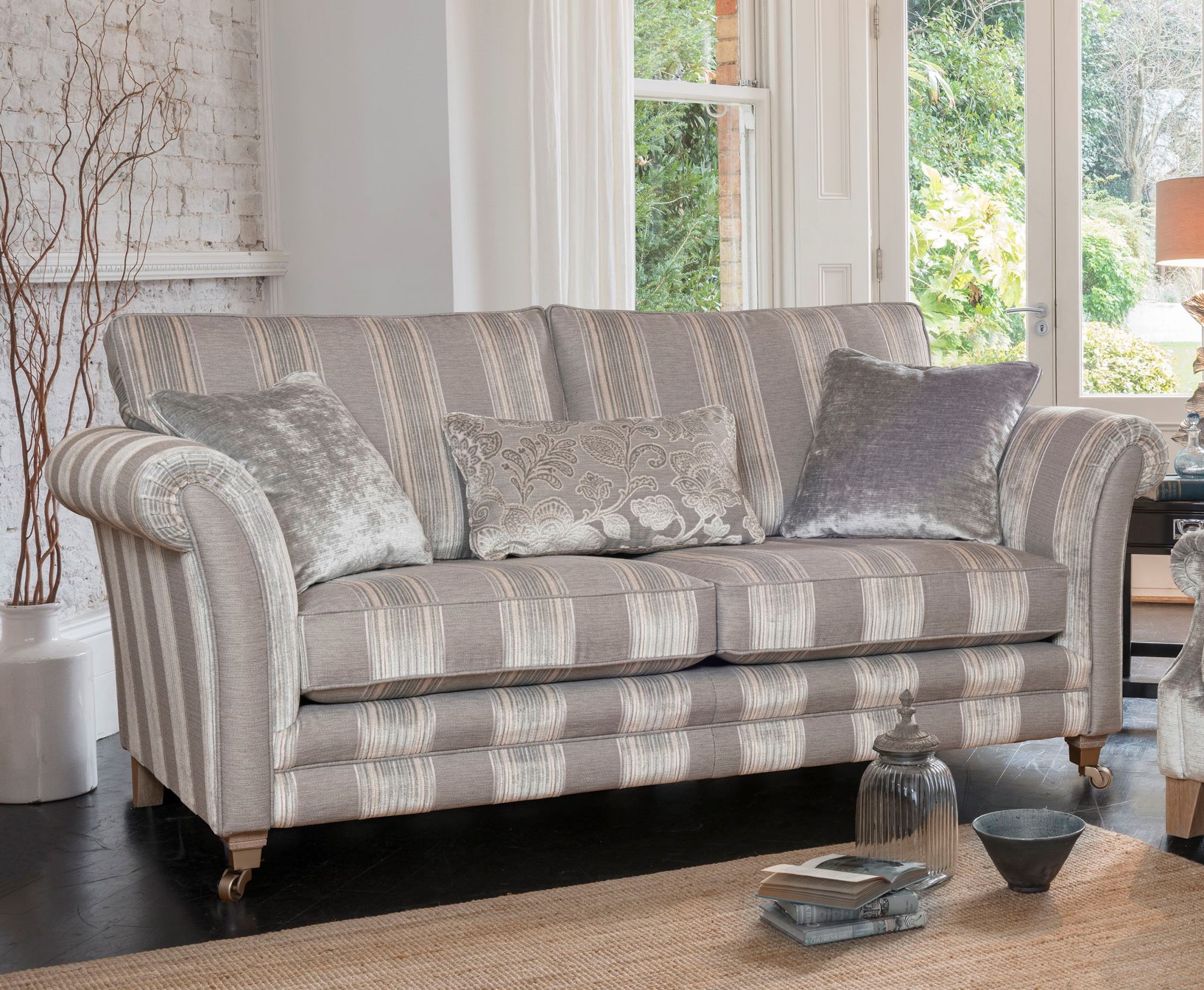 Alstons Lowry 3 Seater Sofa - Medium Sofas - Living Homes