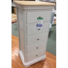 Clearance - TCH Cromwell 5 Drawer Tall Narrow Chest