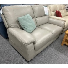 Clearance - HTL California 2 Seater Fixed Sofa & Power Reclining Chair in Leather