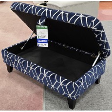 Clearance - Alstons Legged Ottoman