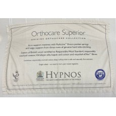 Clearance - Hypnos Orthocare Superior 4'6" (135cm) Double Mattress Only - Extra Firm