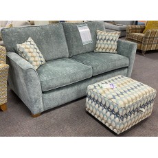 Clearance - Alstons Reuben 3 Seater Sofabed with Regal Mattress + Storage Stool