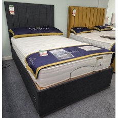 Clearance - Highgrove Status 120cm Small Double Adjustable Bed + HB