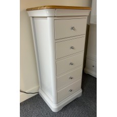 Clearance - TCH Cromwell 5 Drawer Tall Narrow Chest