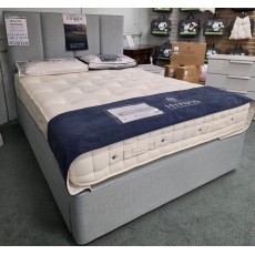 Clearance - Hypnos Hayle Superb 5'0" (150cm) Kingsize Firm Edge 2 Drawer Divan Set + H/B