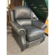 Clearance - Parker Knoll Oakham Armchair with Power Footrest in Leather Clearance - Parker Knoll Oakham Armchair with Power Footrest in Leather