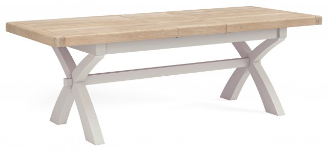 Stornoway Cross Leg Extending Dining Table