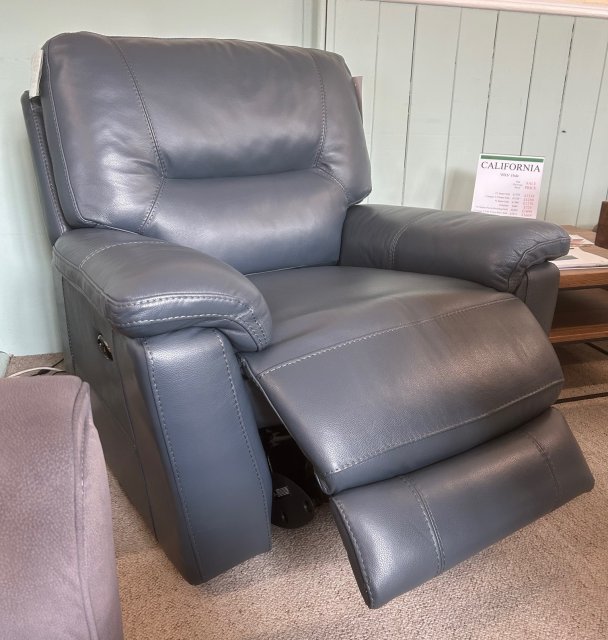 Clearance - HTL California Power Reclining Chair in Leather