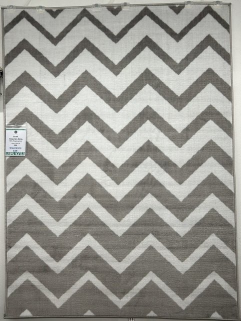 Clearance - Melrose Interiors Craft Chevron Rug 120 x 160 cm