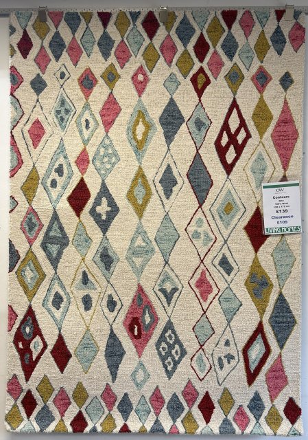 Clearance - Oriental Weavers Contours Rug 120cm x 170cm