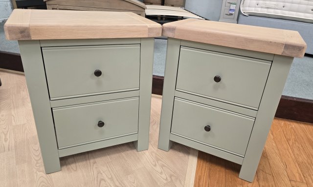 Clearance - Stornoway 2 Drawer Bedsides (PAIR)