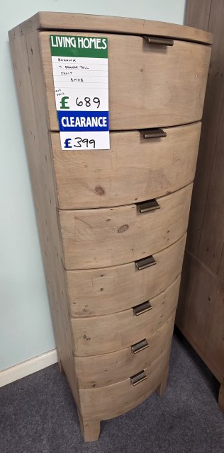 Clearance - Baker Bahama 7 Drawer Tall Chest